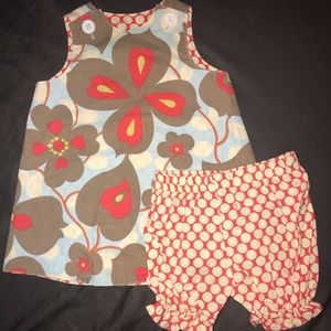 Boojue Floral Top and Bloomer Set